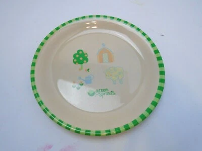 Зеленые ростки я играю растение волокна ребенка ясельного возраста ферма тематический 7,5» пластина - Изображение 1 из 4