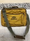 Camel Trophy Adventure Bags Canvas Padded Laptop Bag. Mustard. Multi Pocketed.