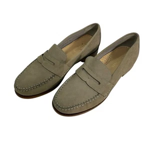 Cole Haan Alexa Penny LoaferTaupe Leather Suede Classic Preppy Women Size 6 - Picture 1 of 11