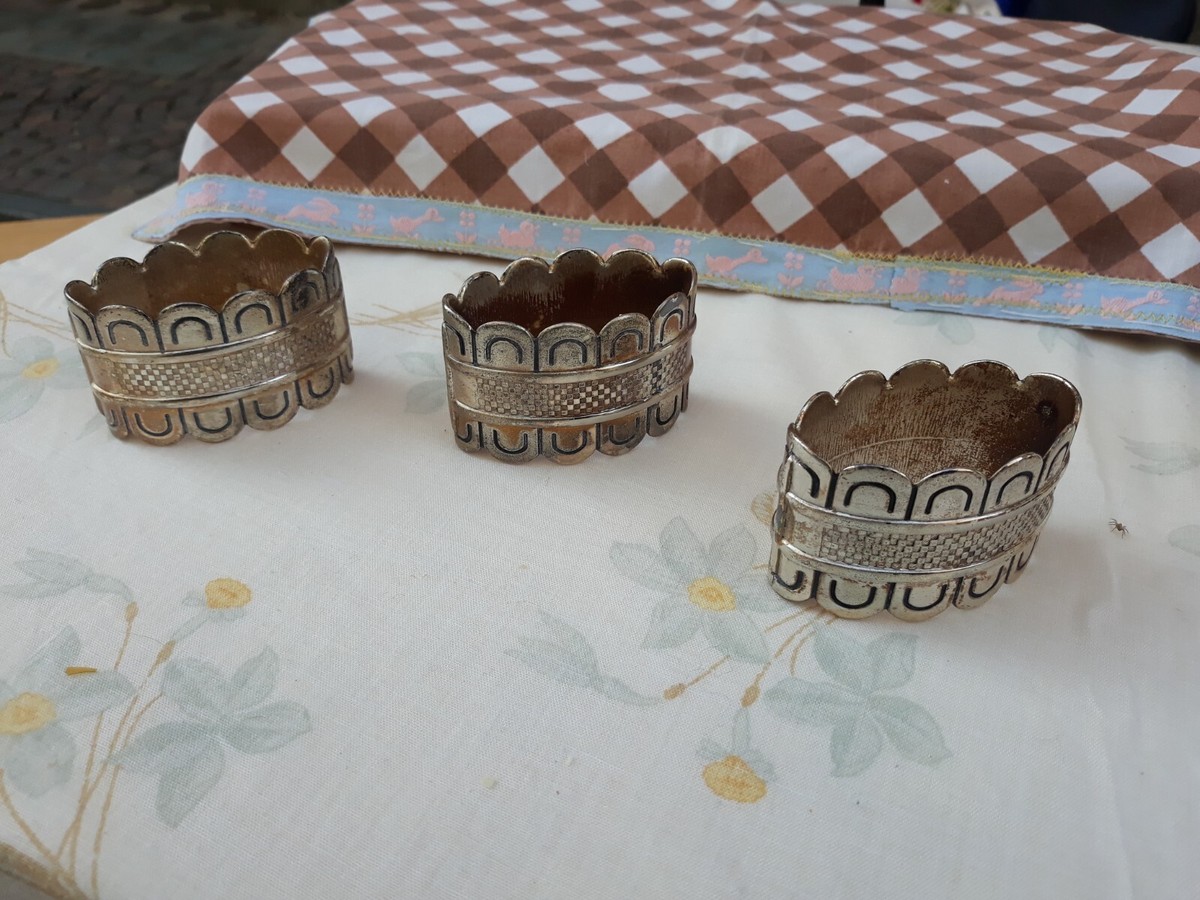 YEAG Anelli Per Tovaglioli Nautici Assortiti In Argento