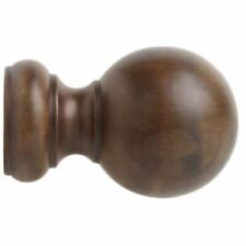 Kirsch Wood Trends Classics Ball Finial, for 1 3/8" pole, Hazelnut (5608EG827)