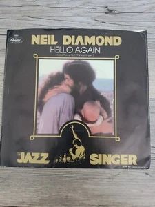Neil Diamond  Hello Again (The Jazz Singer)/Amazed And Confused  45rpm  VINTAGE - Picture 1 of 10