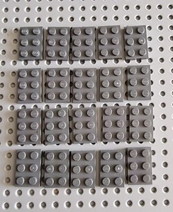 LEGO Platte Bauplatte Basisplatte 2x3 neu dunkelgrau 20 stk basic plate 3021 R2 - Bild 1 von 1