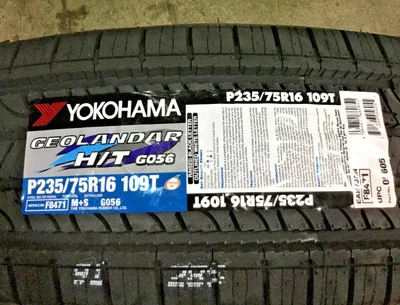 4 New 235 75 16 Yokohama Geolandar H/T G056 Tires - Image 1 of 3