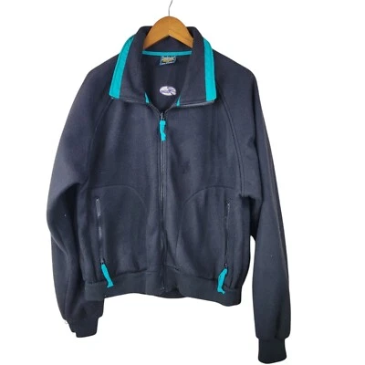 Abrigo Chaqueta Informal Dunbrooke Talla Grande Cremallera Completa Polar Peso Medio Negro Foto 1 de 4