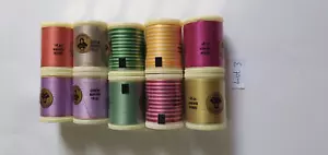 10 SPOOL 100% COTTON EMBROIDERY THREAD OREN BAYAN LOT 3 - Picture 1 of 1