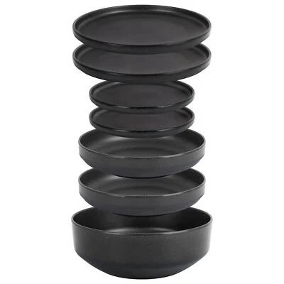 Brunner Odette 6 in 1 Stone Touch Campinggeschirr Set - 2 Personen schwarz - Bild 1 von 3