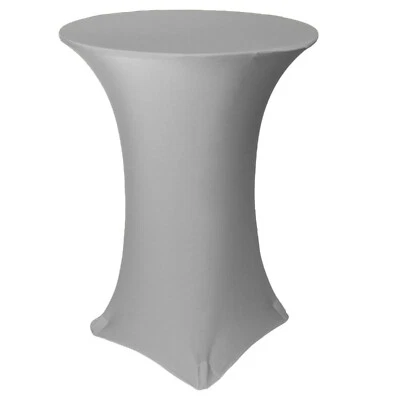 Round Spandex Table Covers, Stretch Tablecloth for Highboy Cocktail Tables - Image 1 of 4