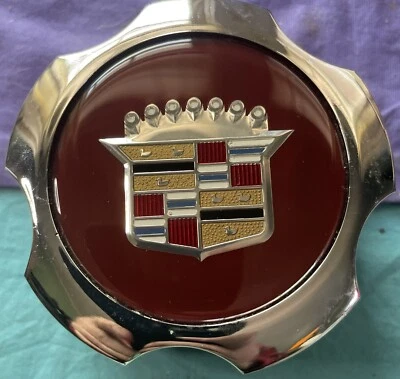 Tapacubos Cadillac 1985 Deville Fleetwood Sport 1626074 cromo OEM Foto 1 de 4