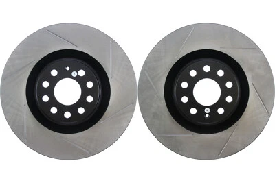 Передняя пара роторов дискового тормоза Stoptech для 2008 Volkswagen R32 (46939) - Изображение 1 из 4