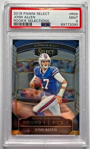 Josh Allen 2018 Panini Select Football Rookie Selections RC #RS6 Bills PSA 9 - Bild 1 von 5