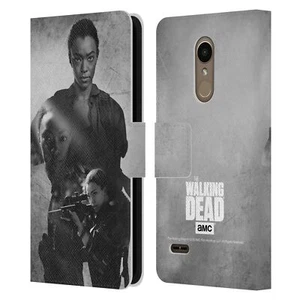 OFFICIAL AMC THE WALKING DEAD DOUBLE EXPOSURE LEATHER BOOK CASE FOR LG PHONES 1 - Picture 1 of 7