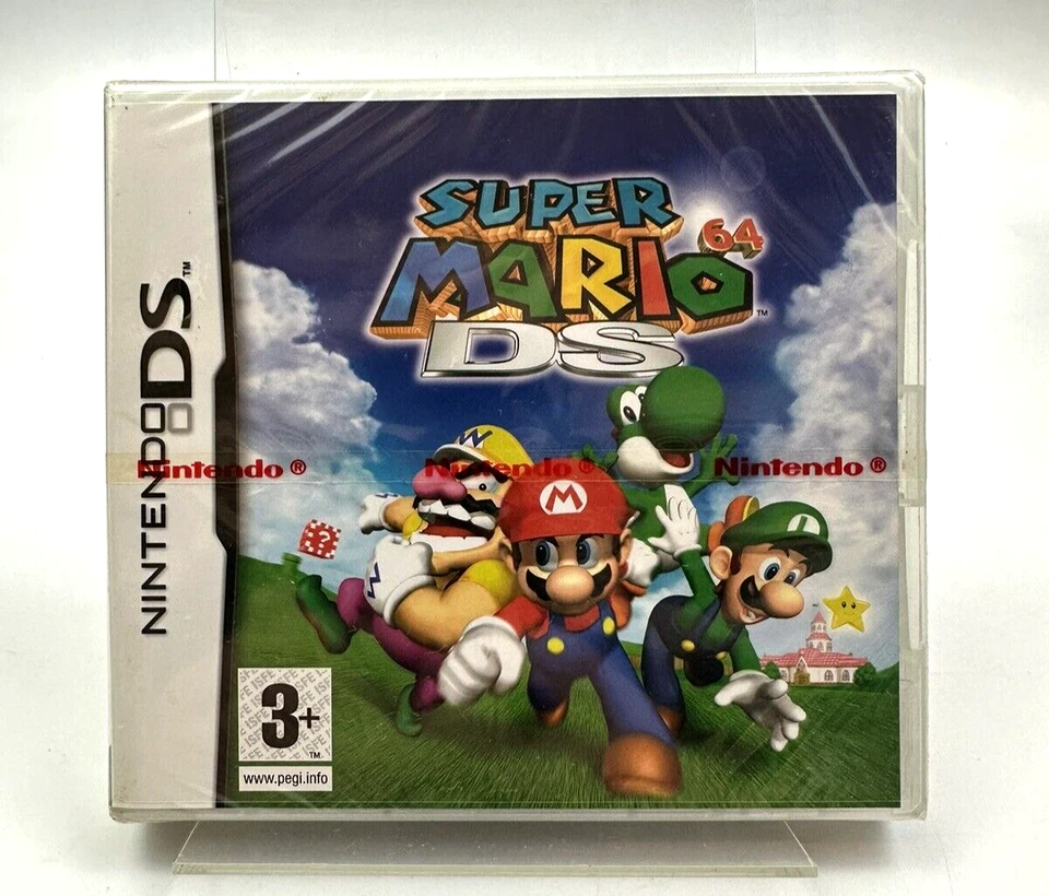Nintendo DS Super Mario 64 DS, New Factory Sealed - **Flawed** - Image 1 of 4