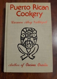 Vintage Puerto Rican Cookery Carmen Aboy Valldejuli Hardcover 1990 RARE EUC! - Picture 1 of 9