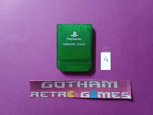 Memory Card Tarjeta de Memoria transparente original Ps1 Play Station leer 4 - Bild 1 von 2