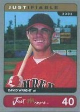 2002-03 Justifiable Silver #40 David Wright  