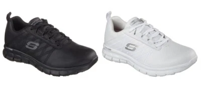 Skechers Damen Schnürschuhe 76576EC Sure Track Erath schwarz o.weiss