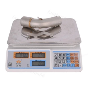 43.5MM For Benelli TNT135 2017-2025 Steel Tube Exhaust Muffler Middle Link Pipe - Picture 1 of 7