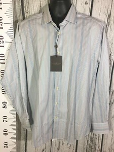 Men’s Large Thomas Dean LS Button Up Dress Shirt - Picture 1 of 3