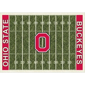 5x8 Milliken Ohio State Buckeyes NCAA Home Field Area Rug - Approx 5'4"x7'8" - Picture 1 of 1