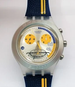 SWATCH IRONY Diaphane CHRONO 2003-SVCK4007 - SHAQ 34 - Nuevo - Imagen 1 de 3