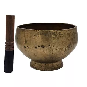 Naga Singing bowl-6.5 inches Collected singing bowl-Tibetan singing bowl-old - Picture 1 of 6