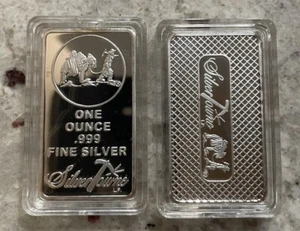 1 Oz .999 Silver Plated Metal Bar Silvertown Mint “Commemorative” Collectors Bar - Picture 1 of 4