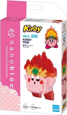 New Kawada Nanoblock NBCC_200 Kirby Fire 280pcs From Japan - Image 1 of 4