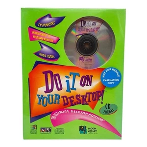 Vintage, New in Box "Do It on Your Desktop!" CD-ROM Windows 3.1 Moon Valley 1993 - Picture 1 of 4