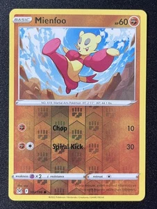 Juego de cartas coleccionables Pokémon SWSH11: Lost Origin #103/196 Mienfoo Reverse Holo - Imagen 1 de 2