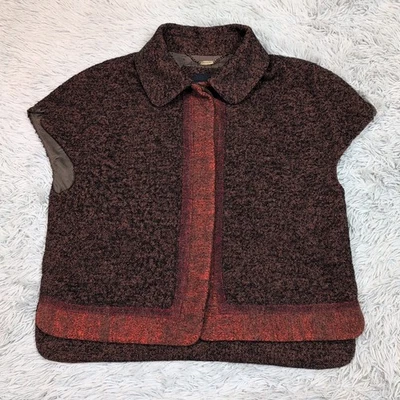 Chaleco Magaschoni para mujer 12 mezcla de lana abotonada preppy acogedor cómodo informal Foto 1 de 4