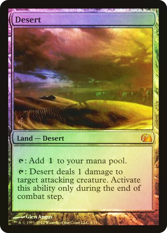 MTG FOIL Desert  - From The Vault: Realms #4 - Image 1 of 1