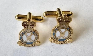 Gemelos militares esmaltados Regimiento de la Real Fuerza Aérea - Imagen 1 de 4