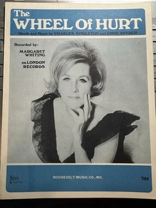 C 1966 MARGARET WHITING sheet music THE WHEEL OF HURT NM - Picture 1 of 2