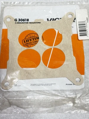 Junta base carburador Victor G30618 nuevo de stock para Ford F150 F250 F350 E150 E250 E350 Foto 1 de 4