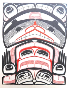 HAIDA GRABADOR Primeras Naciones artista Robert Davidson 1979 HCDJ 75 imágenes tempranas - Imagen 1 de 13