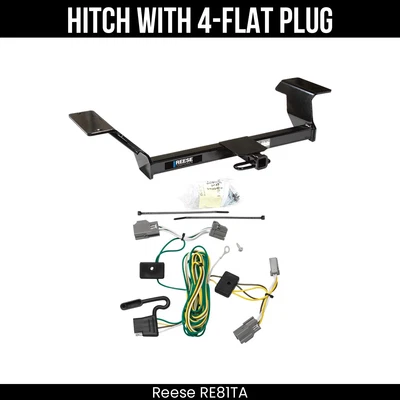 Reese Trailer Hitch + 4 Way Wiring For 06-09 Buick Lucerne 06976 1-1/4" Receiver - Image 1 of 4