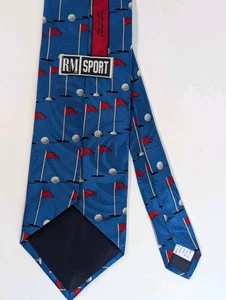 Vintage Ralph Marlin Herren Krawatte "Sink The Putt" 100 % Seide USA RM Stil - Bild 1 von 6