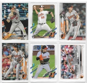 (6) Verschiedene Baltimore Orioles Rookie Karten Lot. NM **kostenloser Versand* (siehe Liste) - Bild 1 von 2