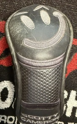 SCOTTY CAMERON 2013 GO GETTER 黑色皮革混合木头套 罕见 二手 — 第 1/4 张图片