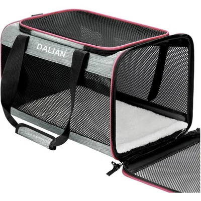 Transportador para mascotas de lados suaves - seguro y cómodo para viajar (18 libras máximo) Foto 1 de 4