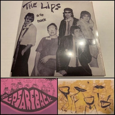 THE LIPS ARE BACK s/t EP 7” Vinyl 500 SEALED-The Latin Dogs The Brain Police - Image 1 of 4