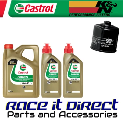 Service Kit for Honda GL1800 D/DA Gold Wing Tour DCT 2018-2020 Castrol & K&N - Image 1 of 4