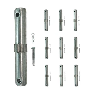 10 piezas pasadores de acoplamiento de andamio: 1-3/8" OD x 9" L acoplamiento de andamio de alta resistencia - Imagen 1 de 7