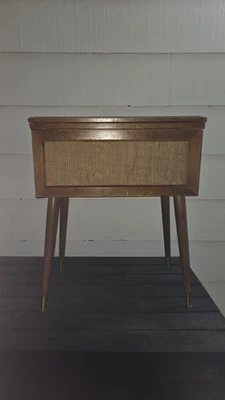 Vtg Sears Kenmore Sewing Machine Cabinet Flip Table Spring Assist Knee Control - Image 1 of 4
