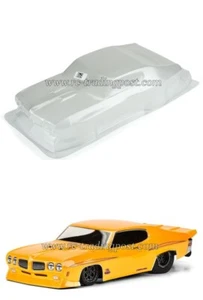 Clear RC Body 1970 Pontiac GTO Judge 1/10 (WB 13.1" 333mm) (22S/DR10/Slash/Drag) - Picture 1 of 1