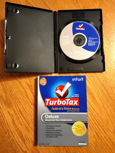 Intuit TurboTax Deluxe Deduction Maximizer 2012 CD-ROM Windows Mac Federal/State - Picture 1 of 15