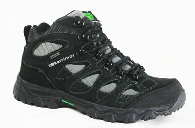 Karrimor Jura Mid Men's Weathertite Waterproof Hiking Walking Boots Black - Image 1 of 4