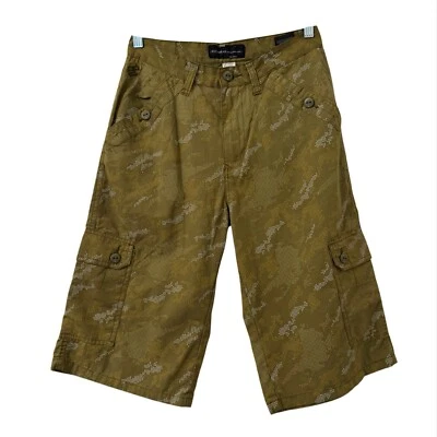 Pantalones Cortos Rocawear Vintage Para Hombre 30 Verde Camuflaje Sueltos Hip Hop Patinador Cyber Y2K Foto 1 de 4