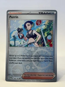 Perrin 160/167 Holograma Inverso - Pokemon Juego de cartas coleccionables Twilight Masquerade - Casi Como Nuevo - Imagen 1 de 2